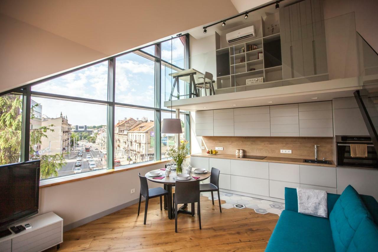 Penthouse In The City Center วิลนีอุส ภายนอก รูปภาพ